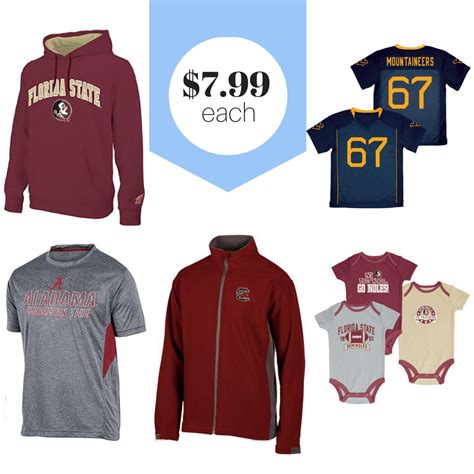 NCAA Sweatshirts & Jersey's $7.99 :: Southern Savers