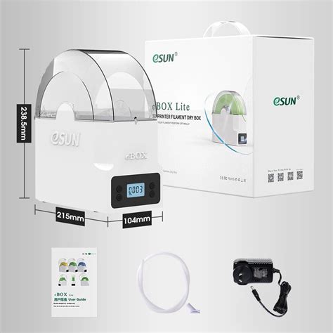 eSun eBOX Lite 3D Printing Filament Storage And Dryer - ThinkRobotics ...