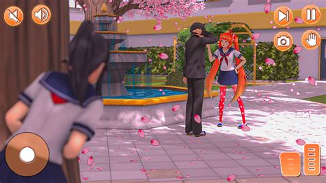 Anime High School Girl Game: Yumi Campus Life Story Sakura Japanese ...