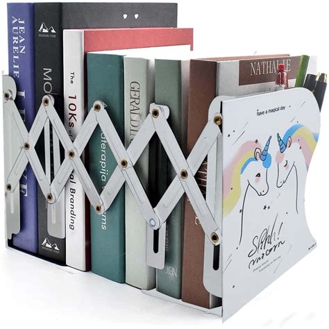 Volo Multipurpose Expandable Bookcase Desktop Bookend/Book Stand/Book ...