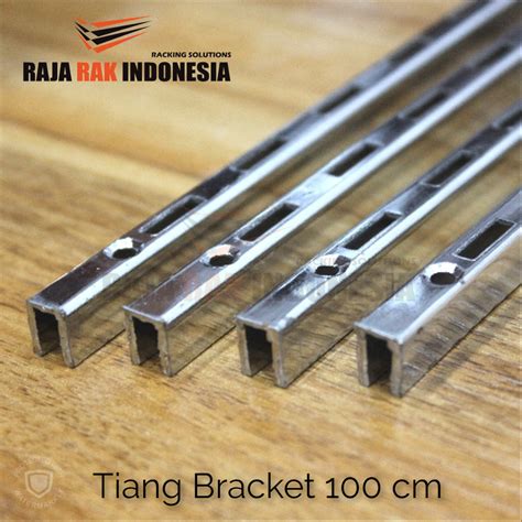 Tiang Bracket P.100 cm Chrome – Rel Bracket Besi – Rail Bracket Dinding ...