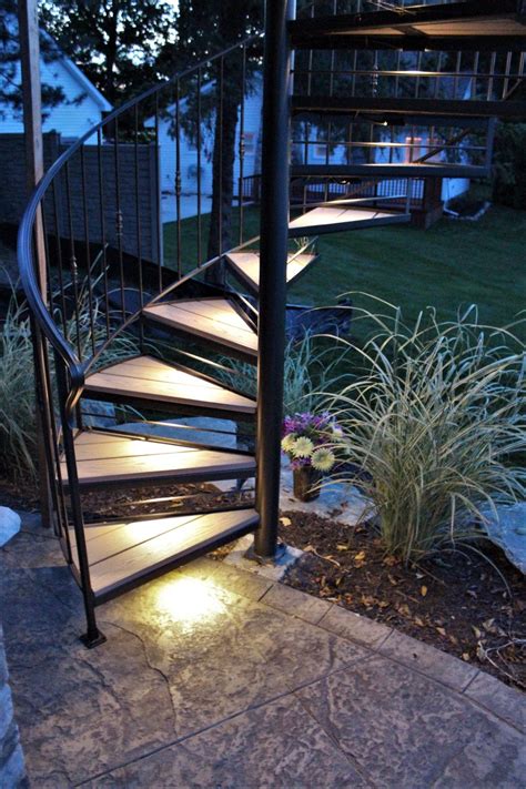 Outdoor Spiral Staircase