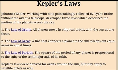 Write the three laws given by Kepler with the help of a diagram ( plz ...