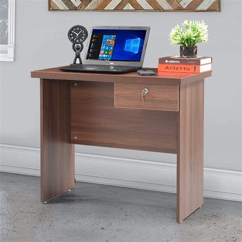Royaloak Wagon Engineered Wood Study and Computer Table, Brown : Amazon ...