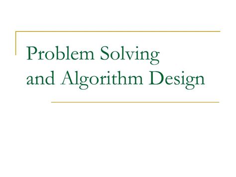 Algorithm Design and Problem Solving 的图像结果