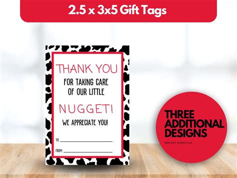 Chickfila Teacher Gift Card Holder | Printable Bundle (digital Download ...