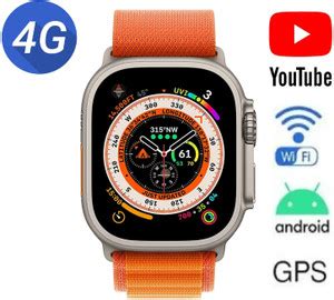 WELLSYS Smart Watch 4G Sim Card Network Wifi GPS YOUTUBE Smartwatch ...