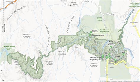 Grand Canyon On Map With It The Grand Canyon National Park | GEOSC 10:
