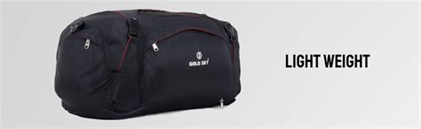 Buy Gold Sky Travel Duffel Backpack Water Resistant Sports Duffle Bag ...