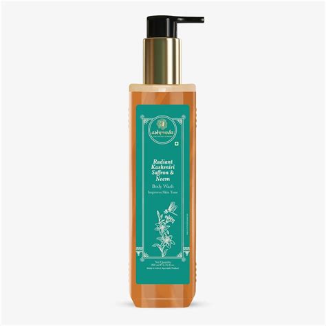 Ashpveda Ayurvedic Natural Radiant Kashmiri Saffron & Neem Herbal Face ...