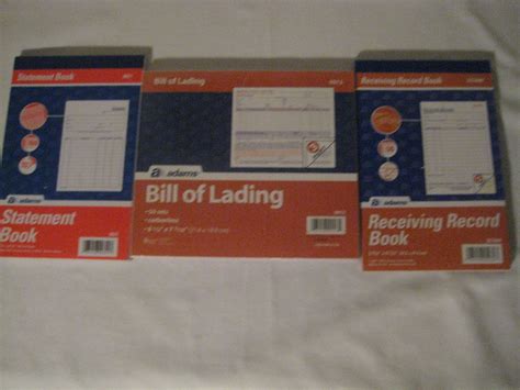 Buy Adams Bill of Lading Short Form, 3-part, 50-forms, White, Adams ...