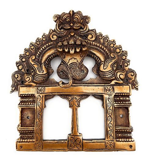 Buy Bhunes Brass Prabhavali | Prabhavali Frame | Prabhawal | Brass Arch ...