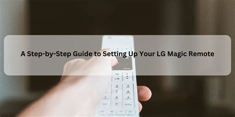 Image result for LG Magic Remote 2019 Guide