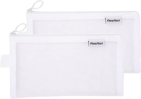 Amazon.com: JANEMO 2 Pack Clear Pencil Pouch, Clear Pencil Case, Pencil ...