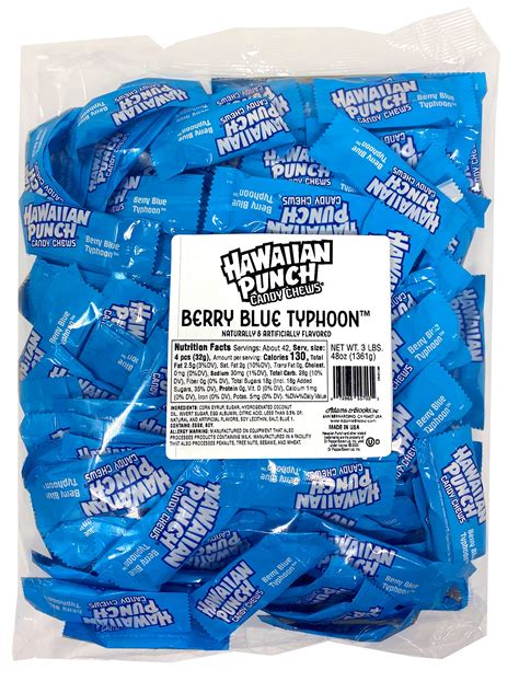 Buy Adams & Brooks Hawaiian Punch Candy Chews – Fruity Chewy Candy ...