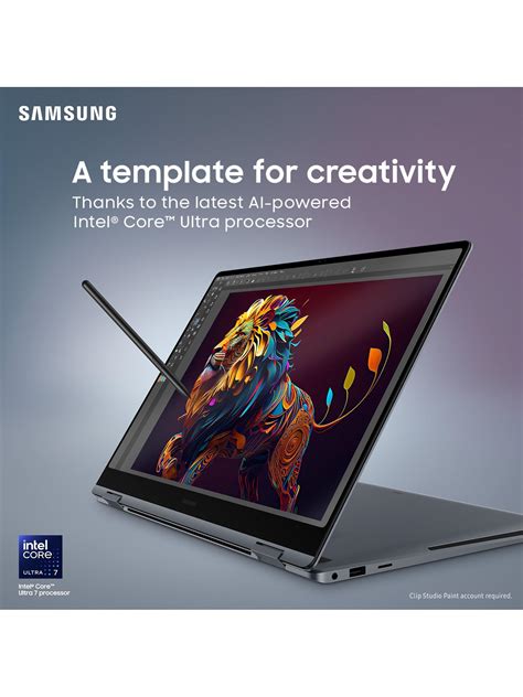 Samsung Galaxy Book4 Pro 360 Convertible Laptop, Intel Core Ultra 7 ...
