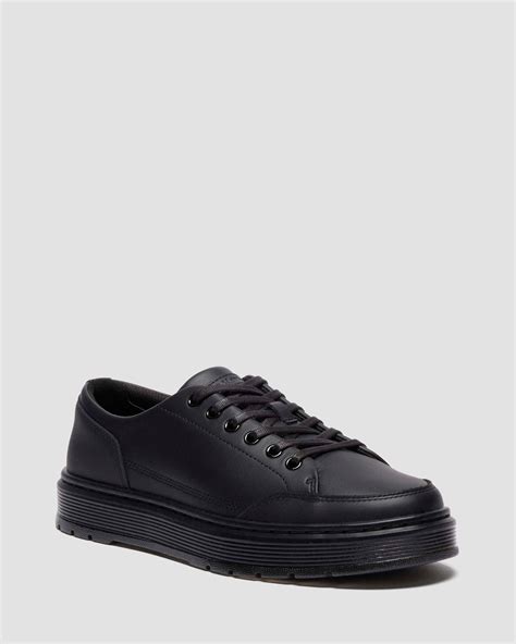 Brookline Nappa Leather Shoes in Black | Dr. Martens