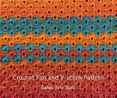 Image result for Embossed Fan Stitch Crochet Pattern
