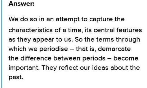 1. Write an essay on "Why do we divide history into periods - Brainly.in
