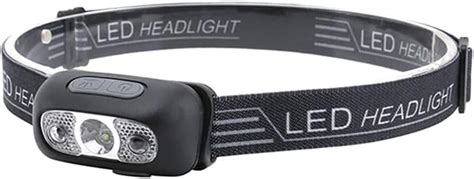 NEOPOLB Headlamp, Ultralight Head Torch LED Rechargeable with Red Light ...