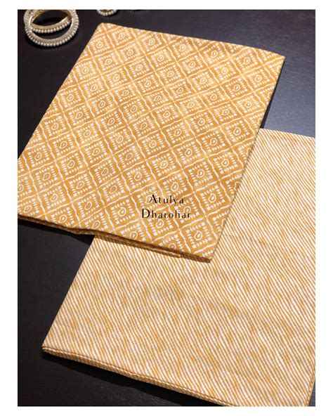 2 Piece Top and Bottom Fabric Set - atulyadharohar