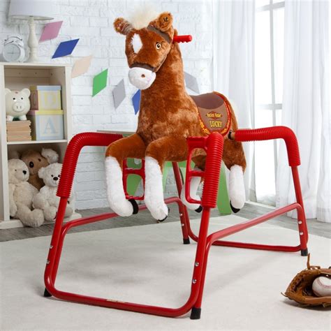 Tek Nek Lucky Plush Spring Horse : Amazon.in: Toys & Games