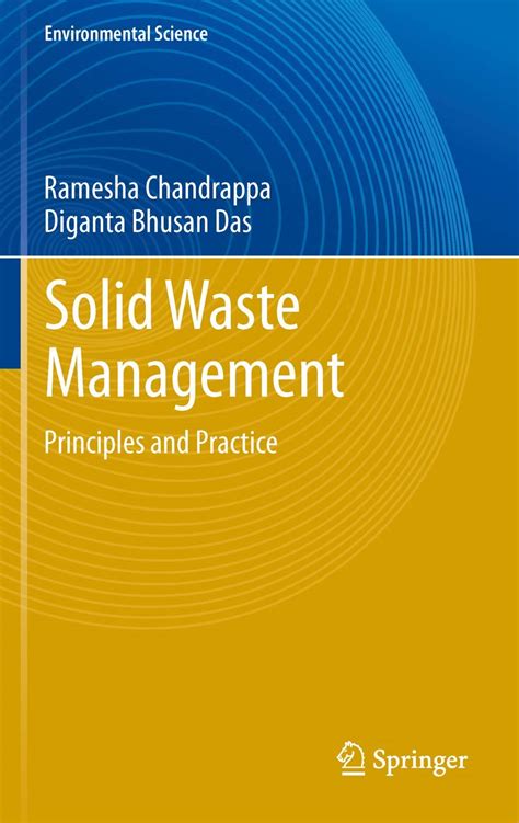 Solid Waste Management: Principles and Practice (Environmental Science ...
