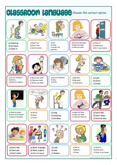 Classroom Language Activities 的图像结果