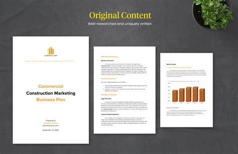 15+ Construction Marketing Business Plan Template Bundle in Word ...