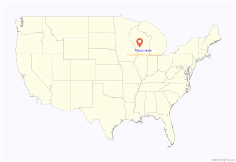 Map of Mazomanie village - Thong Thai Real