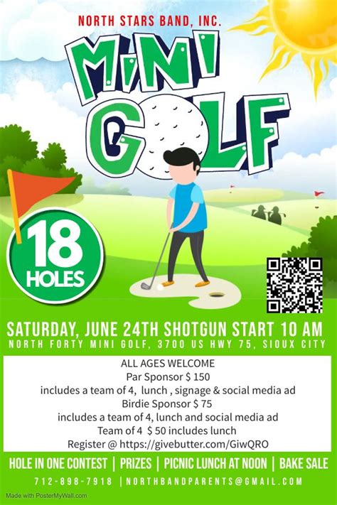 First Annual Mini Golf Tournament, North Forty Mini Golf - Sioux City ...