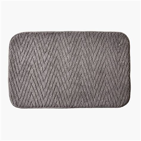 Buy Fiesta Dots Memory Foam Chevron Anti-Slip Bath Mat - 80x50cm from ...
