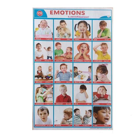 Emotions School Project Chart Stickers - Clickere