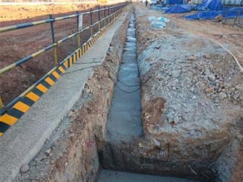 混凝土排水沟基坑开挖施工工艺方法和注意事项——精石环保