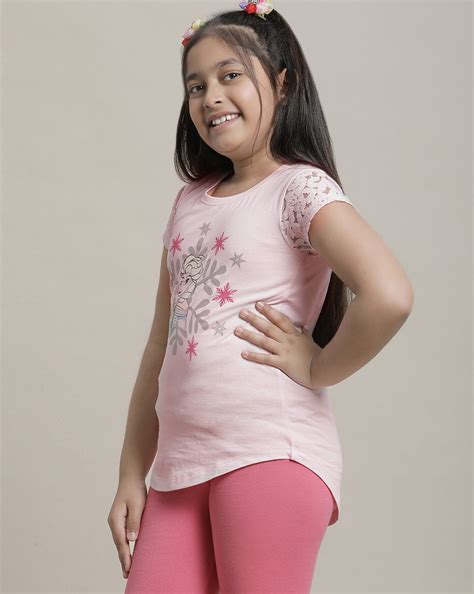 Frozen Regular Fit Tshirt For Girls – Kidsville
