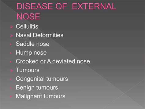 Diseases of external nose | PPTX