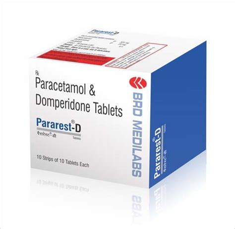 Pararest D - Paracetamol & Domperdone Tablets - BRD Medilabs