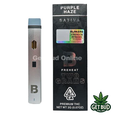 Blinker 2g THC Distillate Disposables – Purple Haze 🟣🔥 – Get Bud Online USA