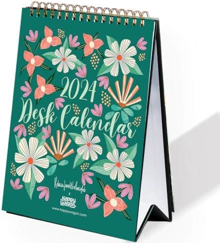 Happywagon | 2024 Blooming Affirmations Desk Calendar | Illustrated ...