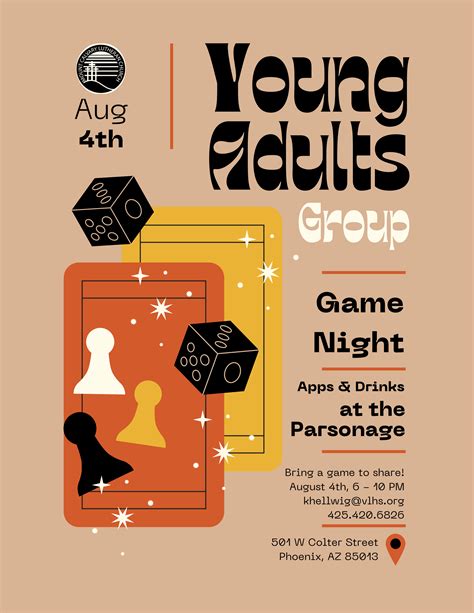 Young Adults Game Night — Mount Calvary