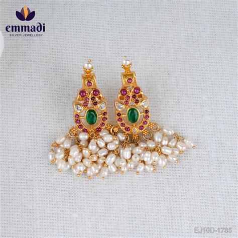 Arsha Emmadi Jewellers: Hangings Guttapusalu Collection – Emmadi Silver ...