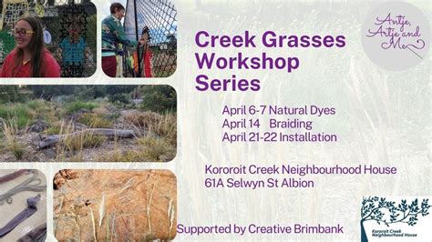 Creek Grasses Workshop Series - Workshop Three Day One, Kororoit Creek ...