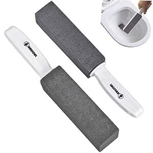 ARESOUL Toilet Bowl Pumice Cleaning Stone with Handle - Sturdy, High ...