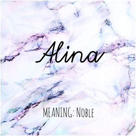 ALINA #Names #Alina #BabyNames | Names with meaning, Baby names and ...