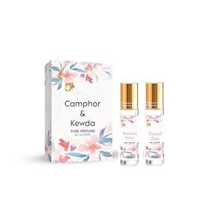 The Rupawat Perfumery House Combo Of Camphor & Kewda Attar Perfume for ...