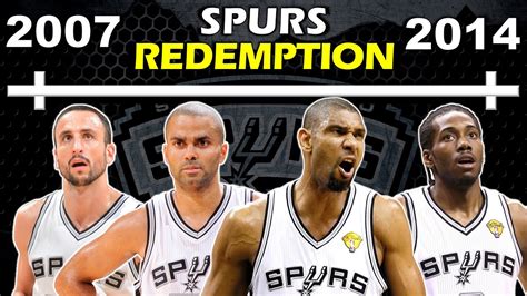 Timeline of the SAN ANTONIO SPURS' Return to Championship | 2014 NBA ...
