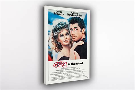 Grease Movie Poster No.1 1978 Canvas Poster Wall Art - Etsy
