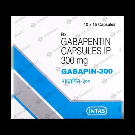 GABAPIN 300MG CAPSULE 15'S Price, Uses, Side Effects & Substitutes ...