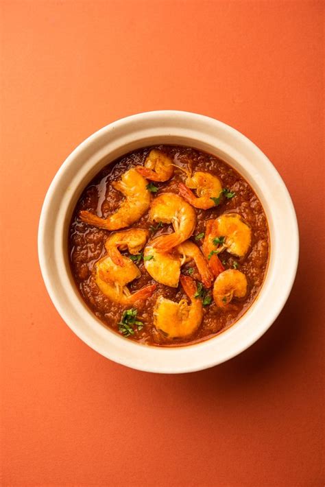 Goan prawns or shrimp curry or zinga masala also known as kolambiã â ...