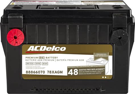 Amazon.com: ACDelco Gold 48GHR 42 Month Warranty High Reserve BCI Group ...